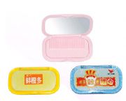 統(tǒng)一飲料帶梳長方形單面鏡