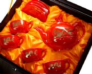 中國(guó)紅瓷茶具