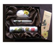 宮廷花鳥（黃刺玫）3件套